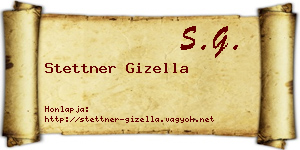 Stettner Gizella névjegykártya
